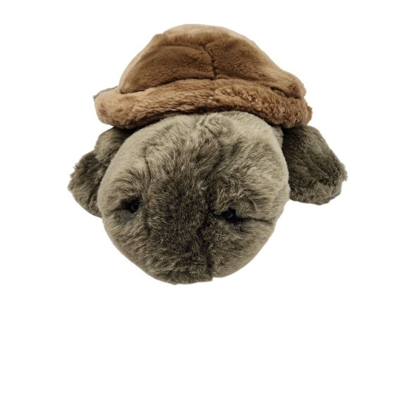 Applause Hand Puppet Plush Turtle Stuffed Animal 13" Brown & Green - Picture 2 of 5